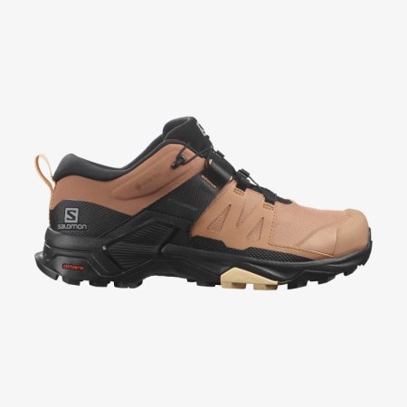 Salomon X ULTRA 4 GORE-TEX Womens Hiking Shoes Brown UK WSRP